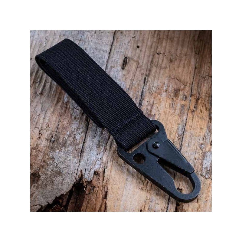 Porte-clé de ceinture Cordura noir - made in USA