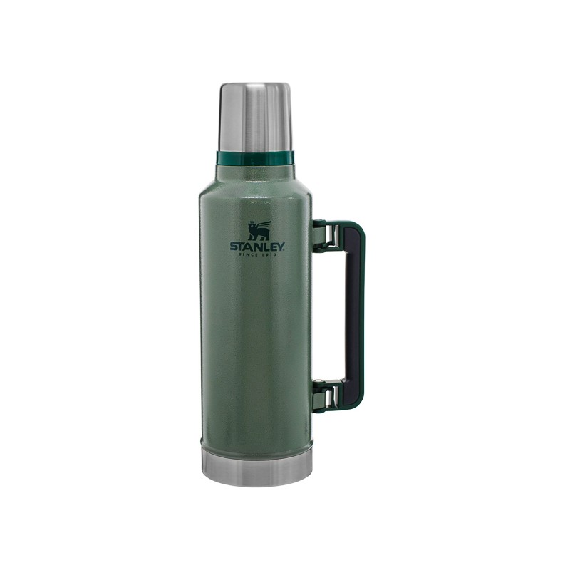 BOZ Stainless Steel Water Bottle XL (1 L / 32oz) Wide Mouth (Green