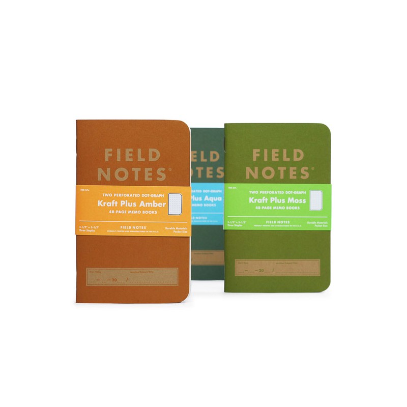 Field Notes Kraft Plus Amber 2-Pack