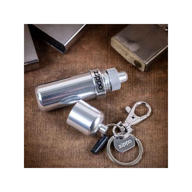 Zippo Réservoir à essence en aluminium Porte-clés Zippo