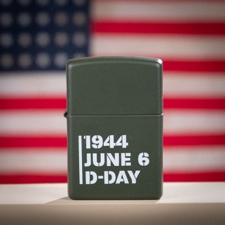 Briquet ZIPPO® exclusif 1944 JUNE 6 D-DAY