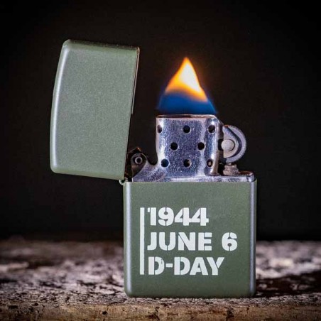 Briquet ZIPPO® exclusif 1944 JUNE 6 D-DAY