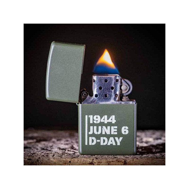 Briquet ZIPPO® exclusif 1944 JUNE 6 D-DAY