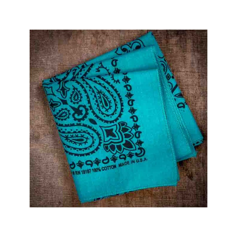 BANDANA TATOO PAISLEY PULSE (7 colors) made in USA