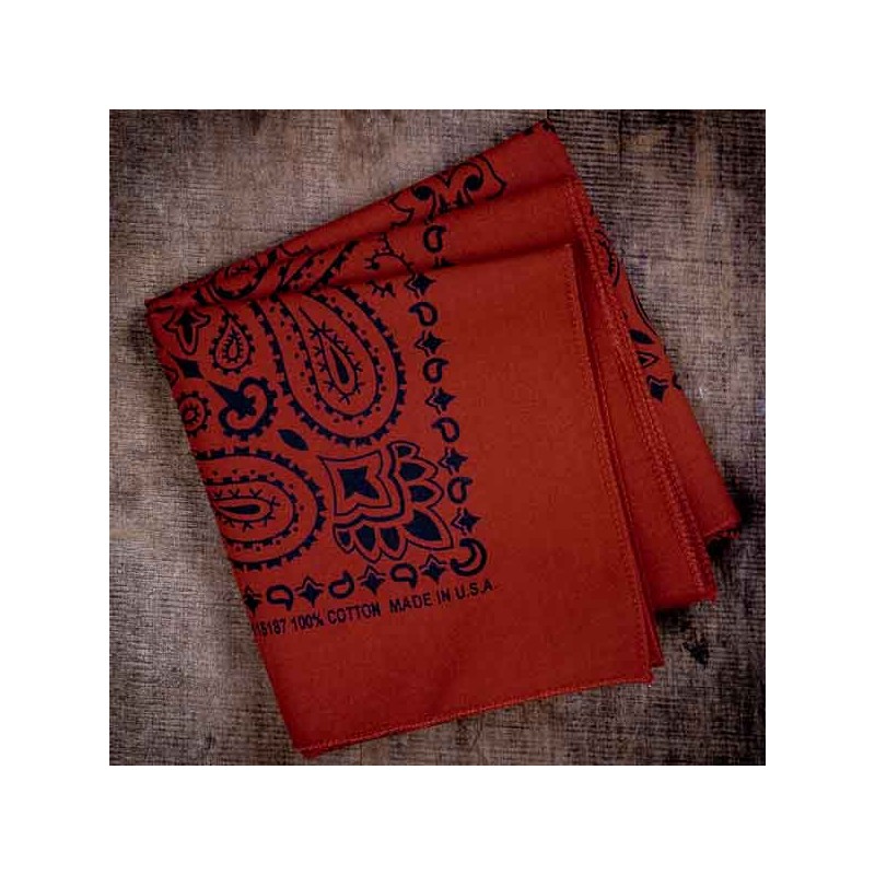 BANDANA TATOO PAISLEY PULSE (7 colors) made in USA