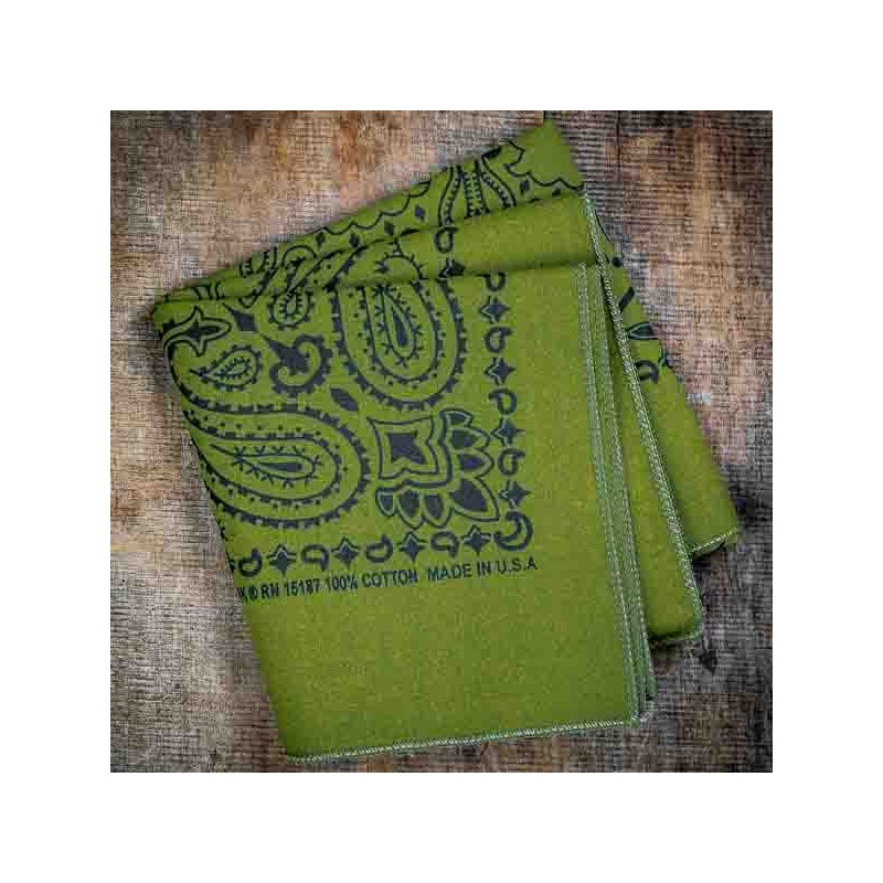 BANDANA TATOO PAISLEY PULSE (7 colors) made in USA