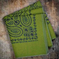 BANDANA TATOO PAISLEY PULSE (7 colors) made in USA