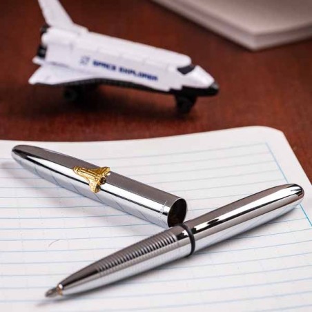 CHROME BULLET SPACE PEN WITH SPACE SHUTTLE - Made in USA