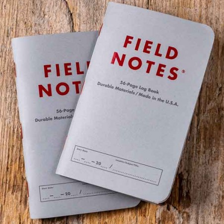 FIELD NOTES INDEX EDITION LOG BOOK set of 2