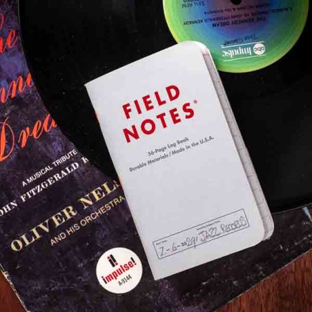 FIELD NOTES INDEX EDITION LOG BOOK set of 2