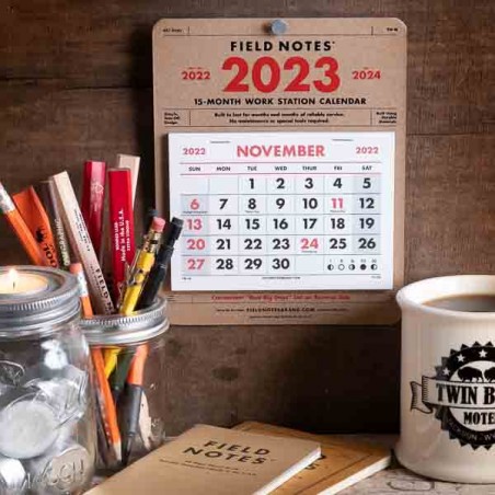 Calendrier Field Notes 2023