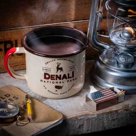 Large Enamel Mug Denali National Park