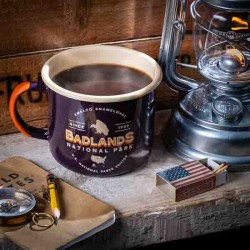 Large Enamel Mug Badlands National Park