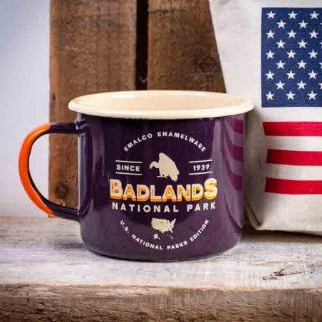 Large Enamel Mug Badlands National Park