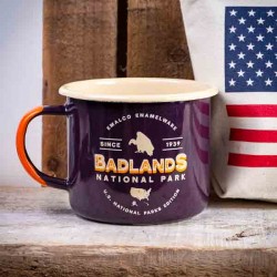 Grand Mug émaillé Badlands National Park