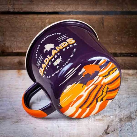 Large Enamel Mug Badlands National Park