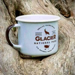 Large Enamel Mug Glacier National Park