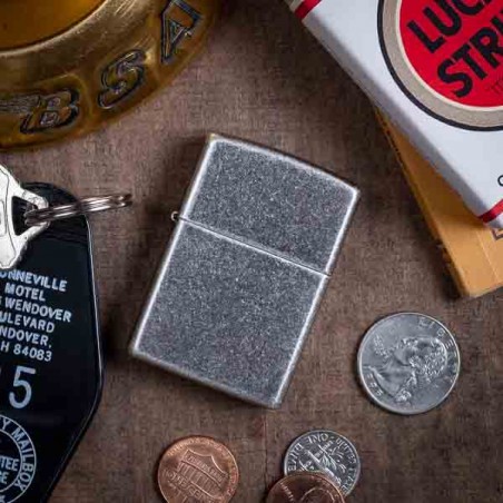 ZIPPO® Silver Antique Plate - Made in USA