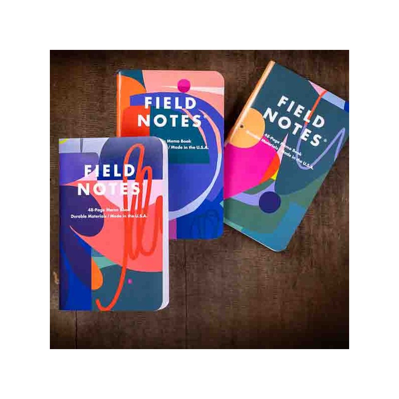 FIELD NOTES trio de carnets FLORA - made in USA