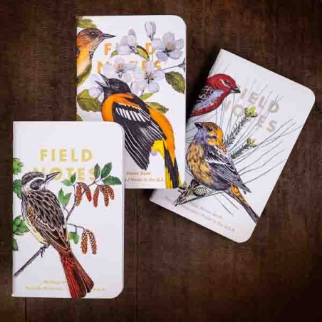 FIELD NOTES trio de carnets Birds and Trees Pack B