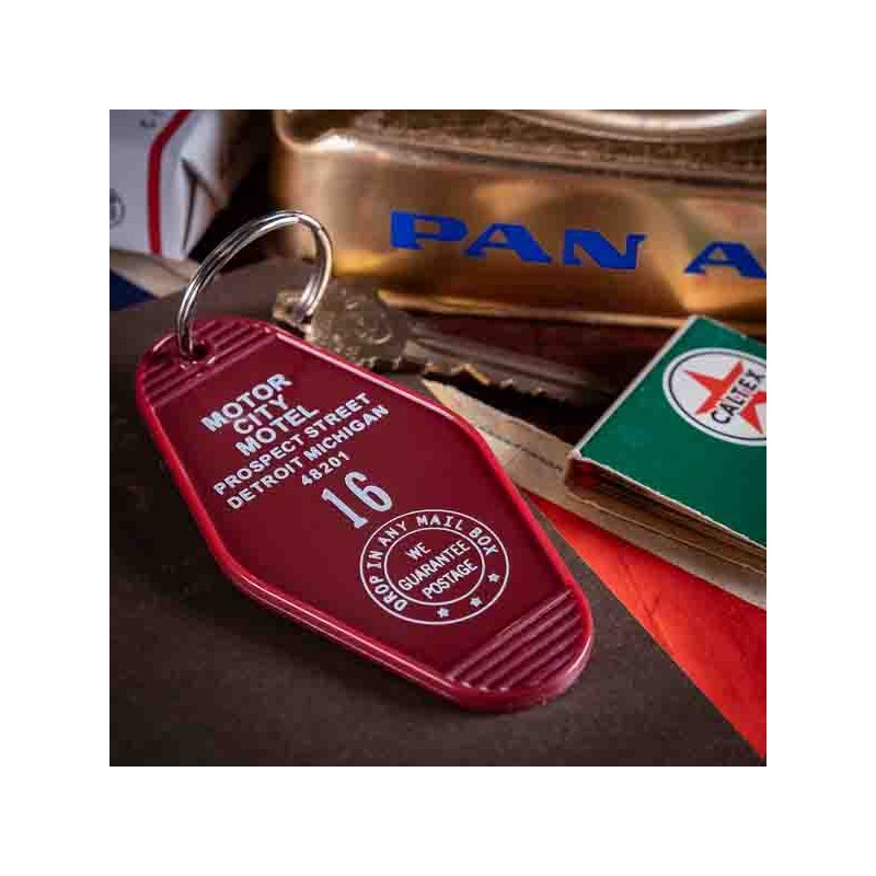 MOTEL KEY TAG Motor city made in USA