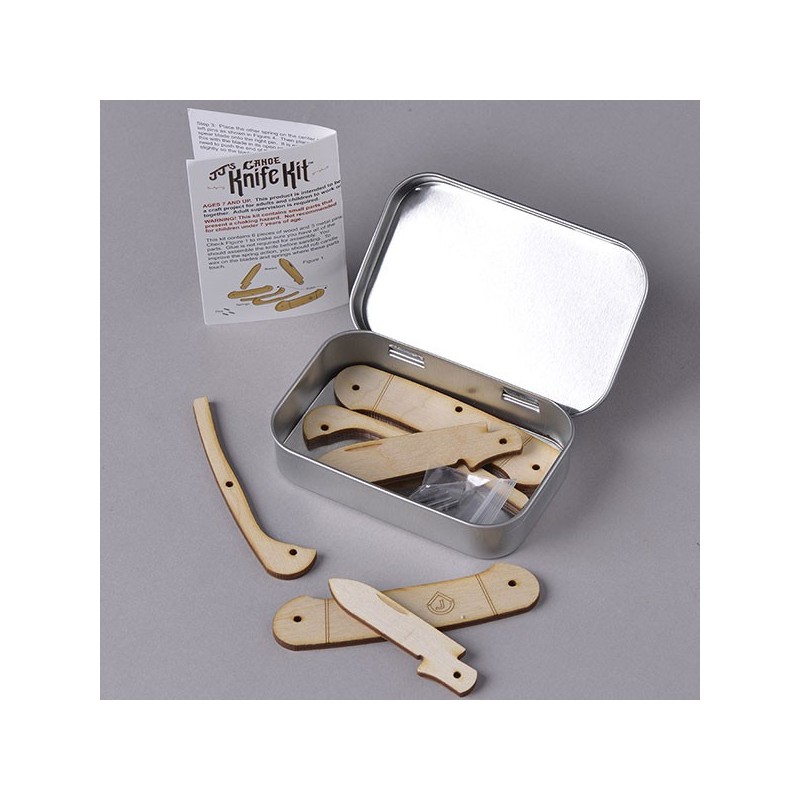 JJ5 JJ's Knife Kit Two Blade Canoe Knife Making Kit