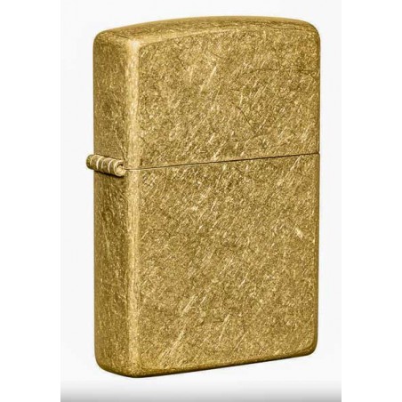 ZIPPO® Laiton texturé vieilli - Made in USA