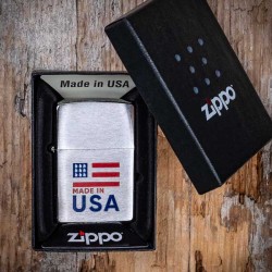 ZIPPO® Brushed Chrome Made in USA