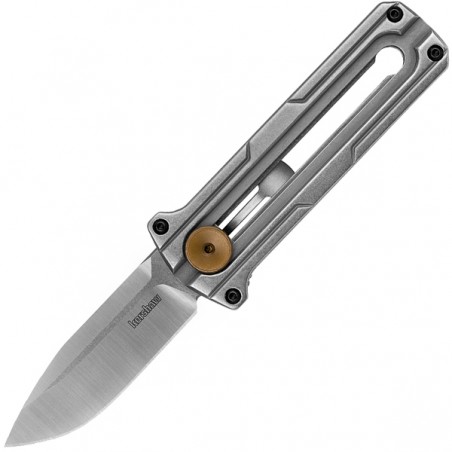 Kershaw CYBERNET retractable knife stonewash steel