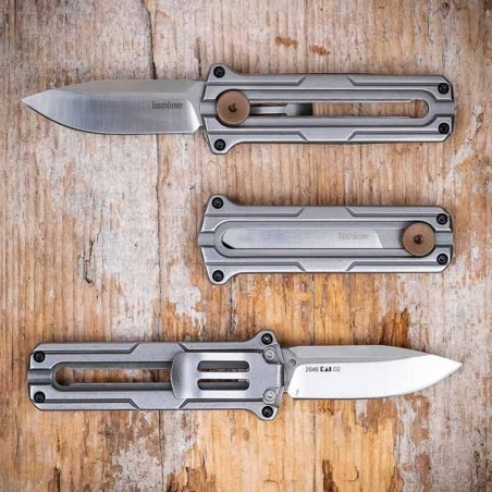 Couteau rétractable Kershaw CYBERNET acier patiné