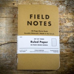 Pack de 3 carnets FIED NOTES Original - Made in USA