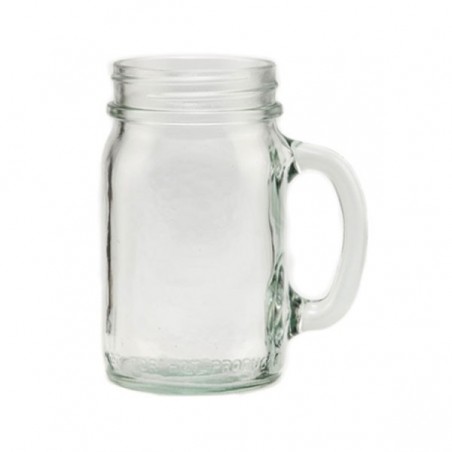 HANDLED MASON JAR  (16 oz.) - Made in USA