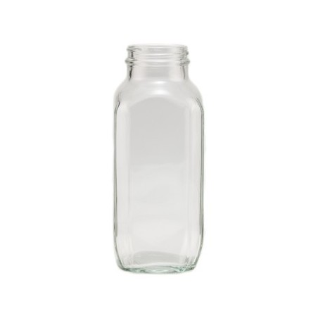 32 oz Graduated Dairy French Square Bottle