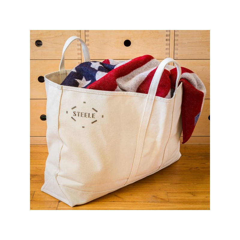 Natural Canvas Tote Bag - Wide 24\