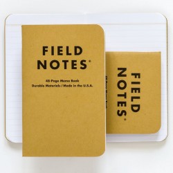 Pack de 3 carnets FIELD NOTES Original - Made in USA