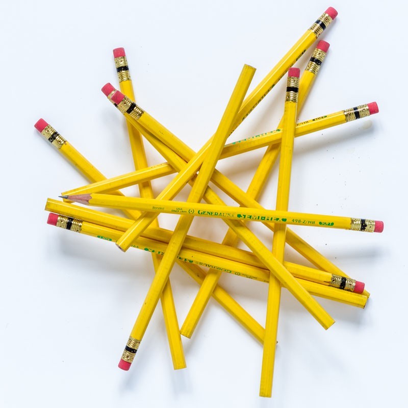 Crayon à papier HB avec embout gomme publicitaire Ateneo