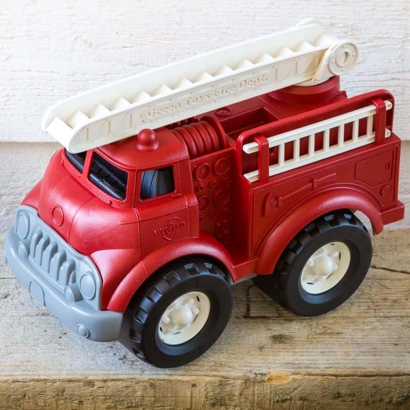 Camion de pompier jouet Made in France en plastique recyclé - Le Jouet  Simple