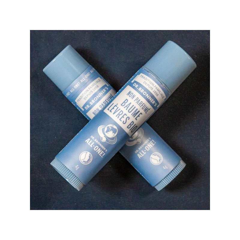 ORGANIC LIP BALMS Naked DR BRONNER SLE COMPTOIR AMERICAIN