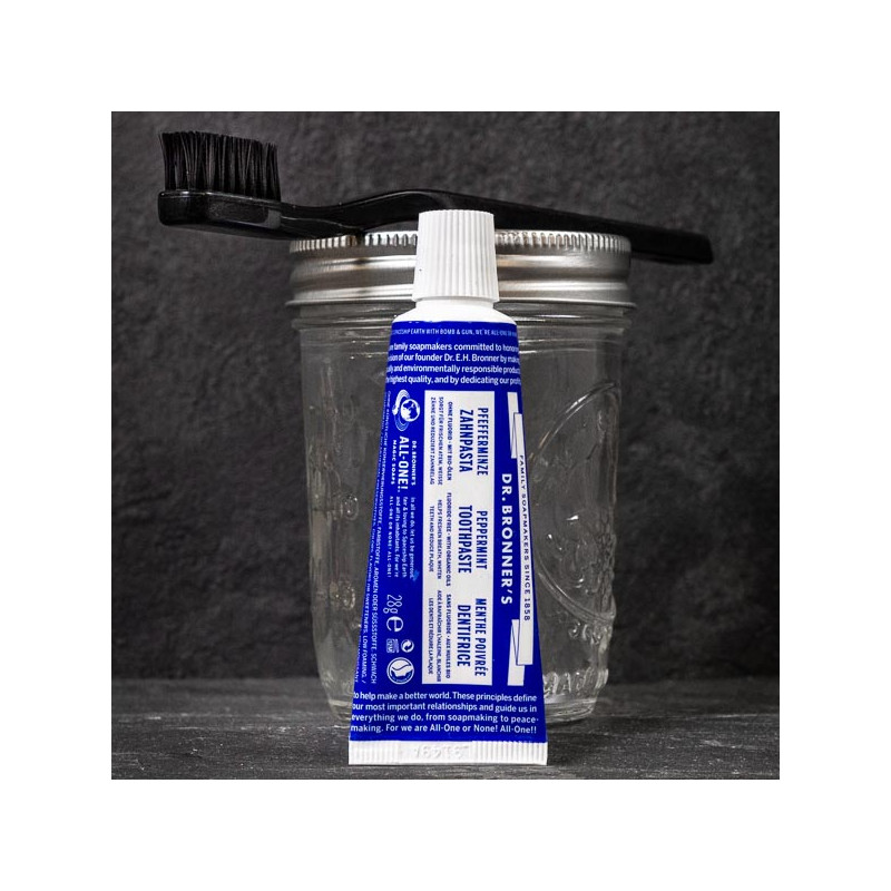travel size dr bronner's toothpaste