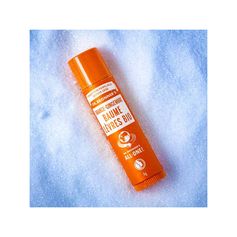 dr bronner's lip balm orange ginger